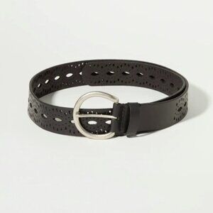 Lucky Brand Black Genuine Leather Belt